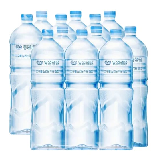 동원샘물 라벨 혼용, 2L, 12개