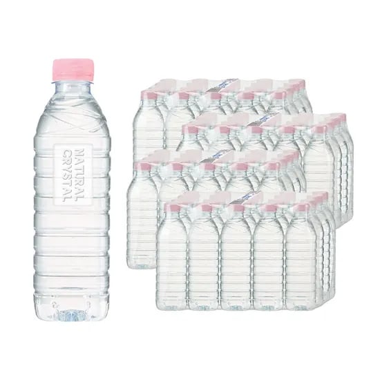 크리스탈 생수, 무라벨, 500ml, 80개