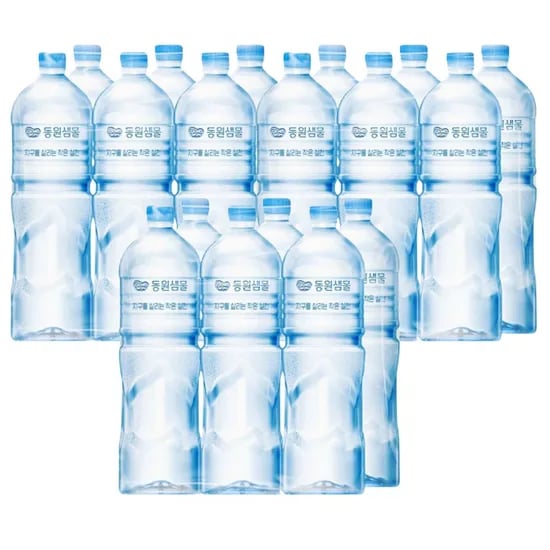 동원샘물 생수, 라벨랜덤, 2L, 18개