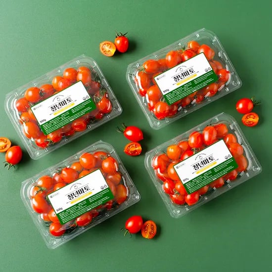 전라도청년 스테비아 방울토마토, 500g, 4팩