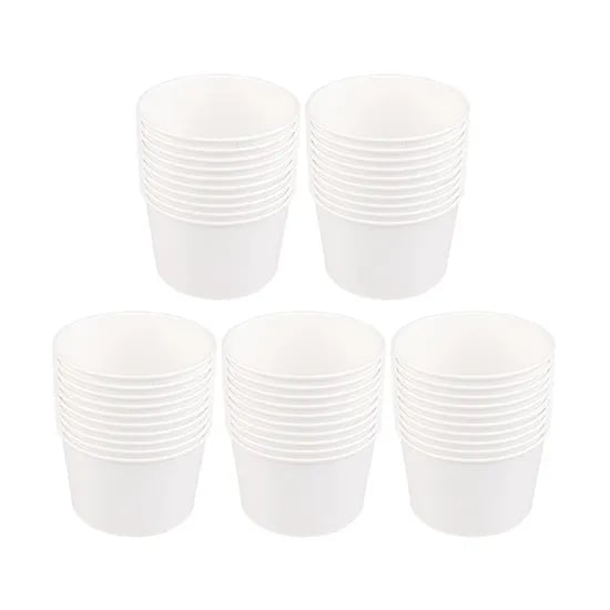 블룸엣홈 일회용 종이용기 라면용기 750ml 50개입 1팩