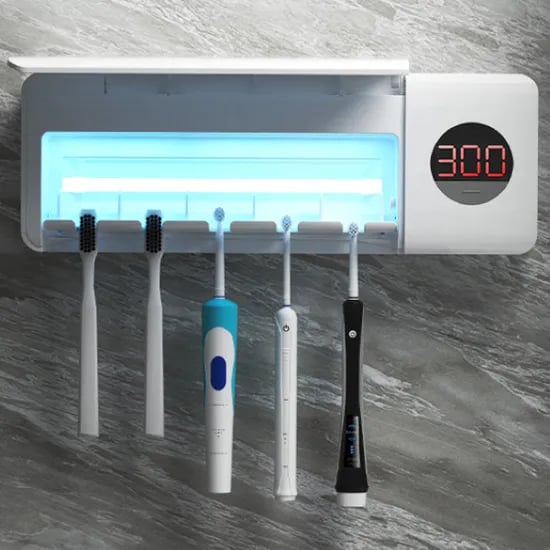 뉴엔에스 UV-C 칫솔살균기 칫솔거치대 화이트 1개