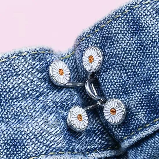 다올스타일 허리조절 후크, 실버, 1개