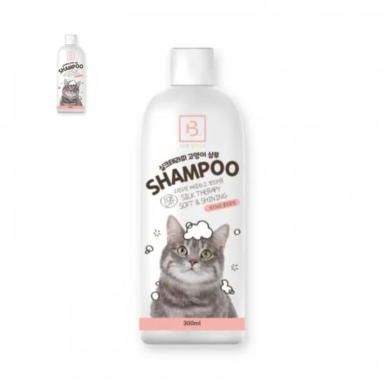 브리더랩 실크테라피 고양이 샴푸, 300ml, 1개