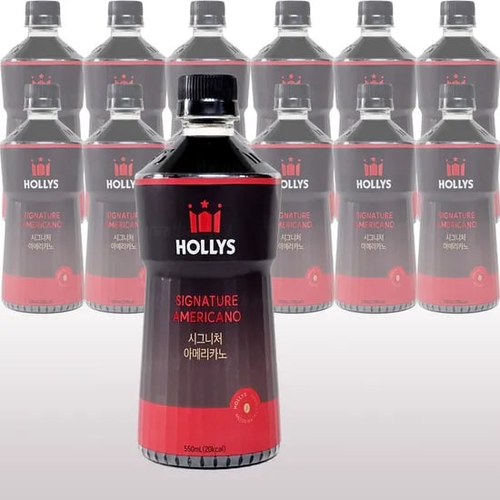 할리스 시그니처 아메리카노, 550ml, 12개