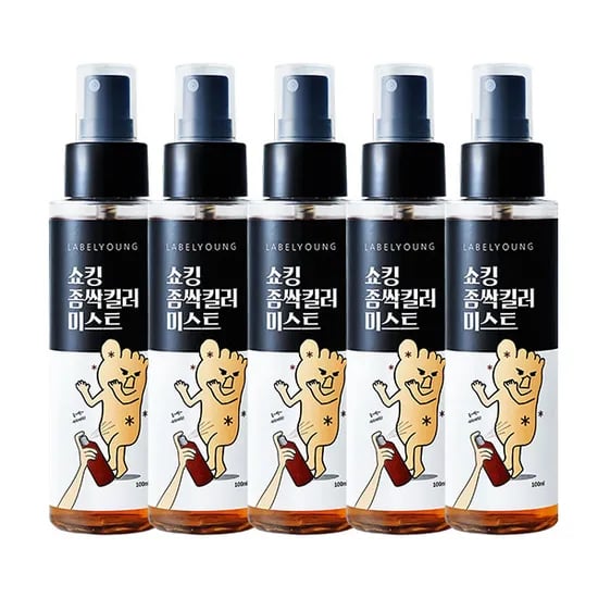 라벨영 쇼킹좀싹킬러미스트, 100ml, 5개