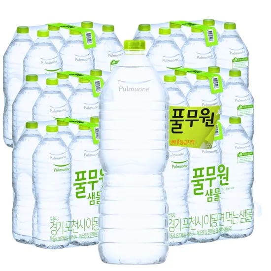풀무원샘물 무라벨, 2L, 30개