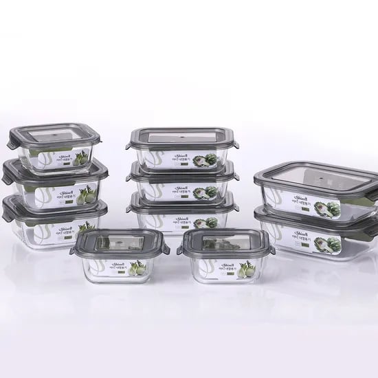 쉬젤 아티 내열유리 혼합 10종 세트, 320ml 3개 + 400ml 3개 + 520ml 2개 + 640ml 2개