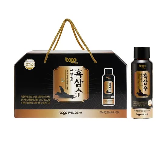 보고 산삼품은 흑삼수, 120ml, 10병