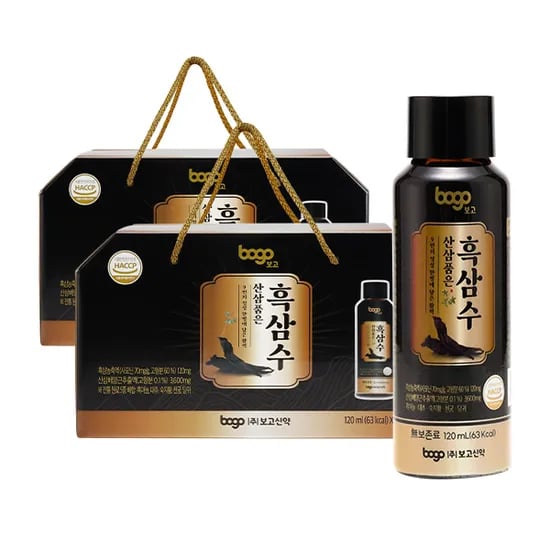 보고 산삼품은 흑삼수, 120ml, 20병