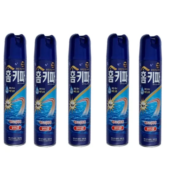홈키파 엘비이 수성알파 에어졸, 500ml, 5개