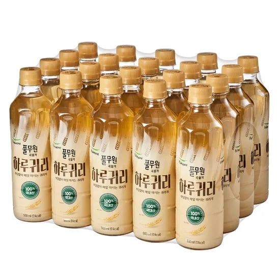 풀무원샘물 하루귀리 곡물차, 500ml, 20개