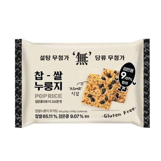 찹쌀누룽지 무가당, 300g, 5개