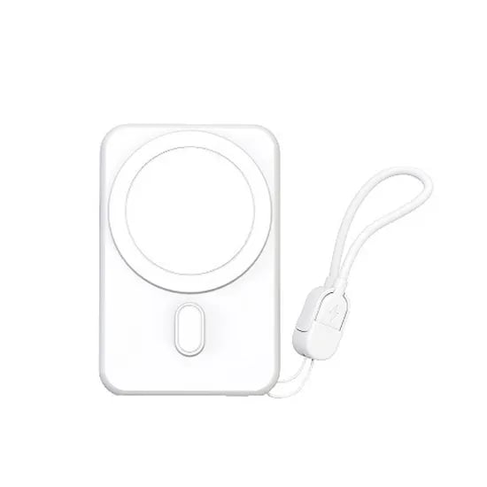 엑티몬 맥세이프 보조배터리 M-MAG-10000, 화이트, 1개