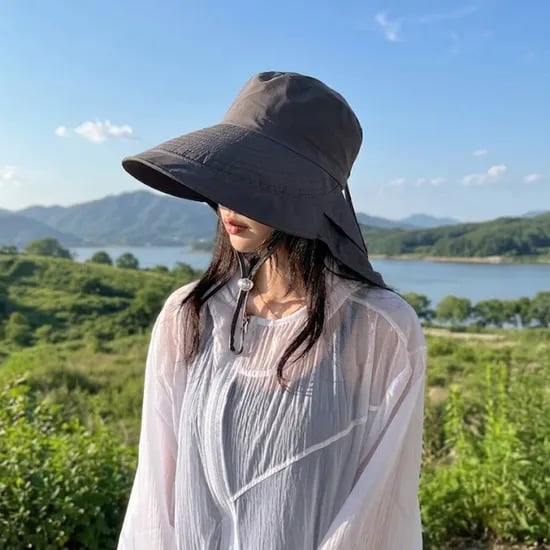 깨비다 UV 차단 플랩 캡, 진그레이, FREE, 1개
