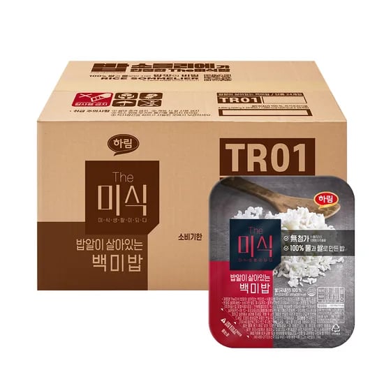 더미식 밥알이 살아있는 백미밥 200g 48개