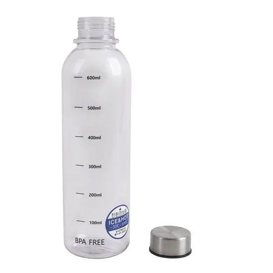 에코젠 눈금 밀크보틀, 스텐캡, 700ml, 1개