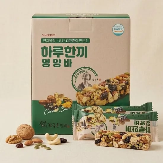 김규흔 한과 하루한끼 영양바, 25g, 25개입, 1박스