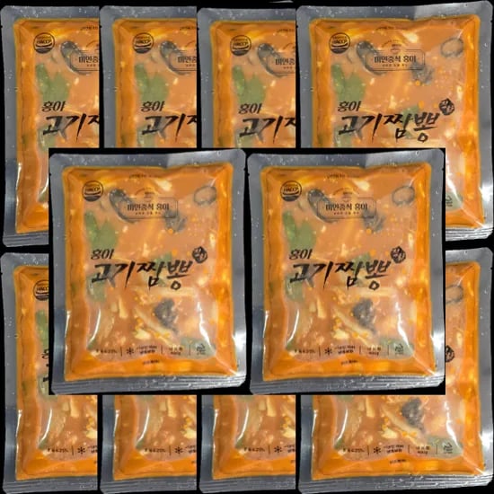 홍야 직화고기짬뽕 소스, 400g, 10개