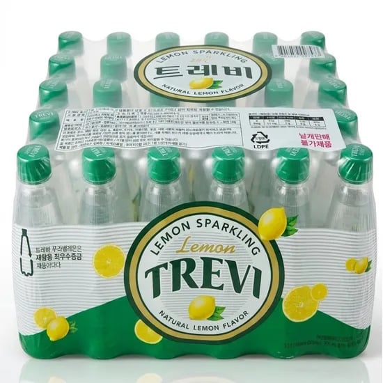 트레비 탄산수 레몬, 무라벨, 코스트코, 300ml, 30개