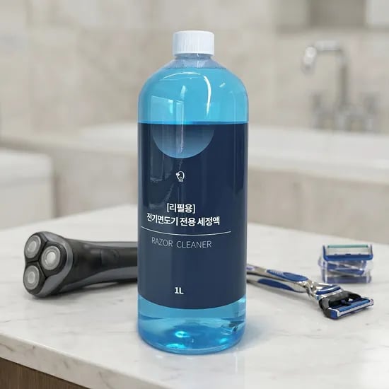 필립스 전기면도기 전용 세정액 리필용, 1000ml, 1개