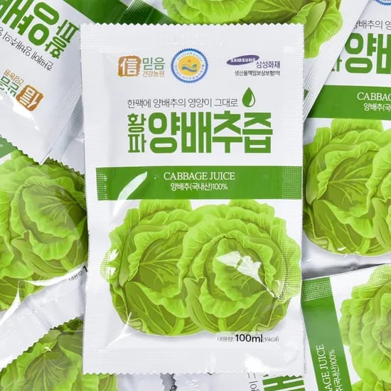 신믿음건강농원 황파 양배추즙, 100ml, 100포