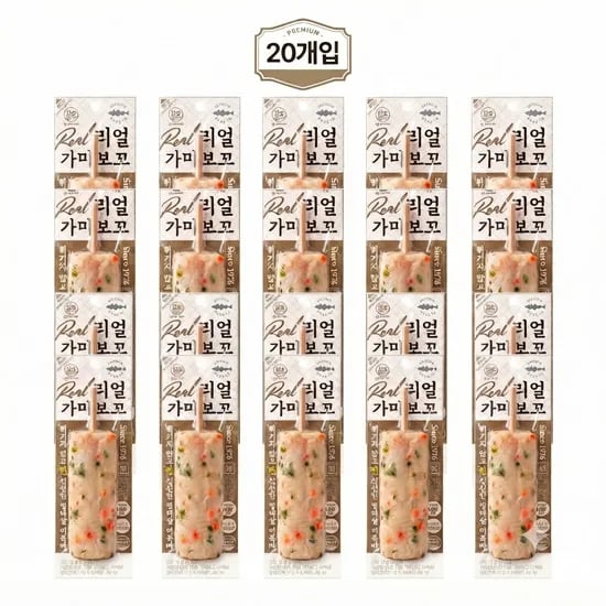 삼호 리얼 가마보꼬 어묵바, 70g, 20개