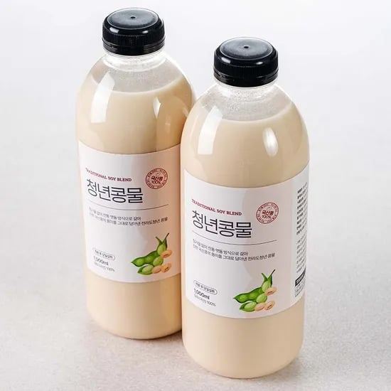 전라도청년 국내산 콩물, 1000ml, 2개
