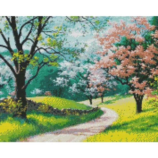 하모니아트 보석십자수 봄 산책길, 1개