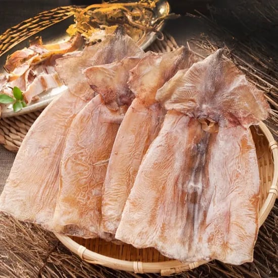 잘마른 몸통 오징어, 200g, 4마리, 1봉