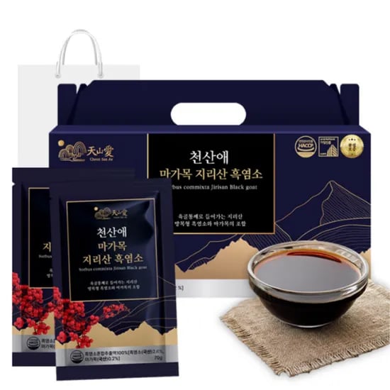 천산애 마가목 지리산 흑염소, 2100ml, 3박스