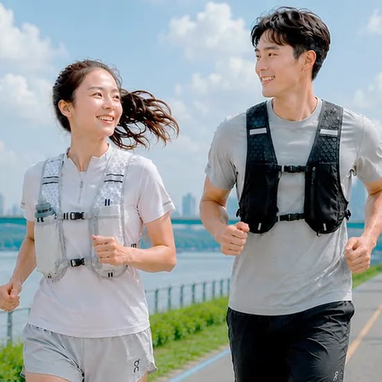 초경량 러닝 조끼, 그레이, 2개