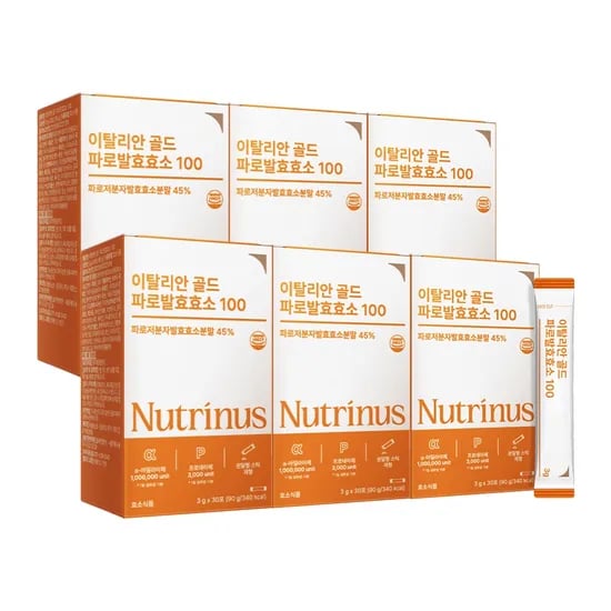 뉴트리너스 이탈리안 골드 파로 발효효소 100, 3g, 30포, 6개