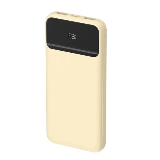 이어맥 3포트 보조배터리 10000mAh PTPB-30, 옐로우, 1개