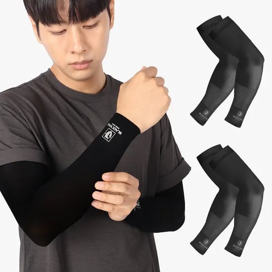 블랙야크워크웨어 스킨 쿨토시, 블랙, 2세트, FREE