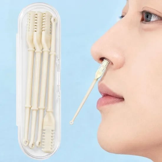 양면 코털 트리머, 아이보리, 4개