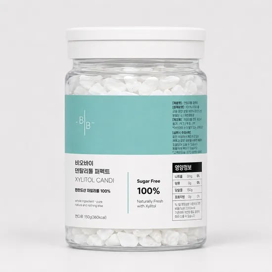비오바이 덴탈리톨 퍼펙트 자일리톨 캔디, 150g, 1개