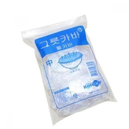 일회용 식품 투명 비닐 뚜껑 위생 그릇 랩 30cm, 단일색상, 1개