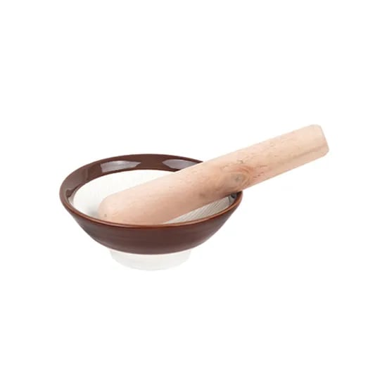 로사 도자기 깨갈이 절구 D10, ø 10x4cm, 1개
