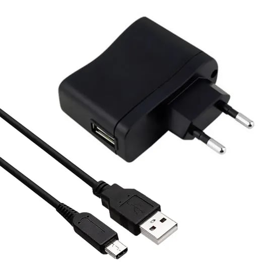 서가 닌텐도 1A 분리형 충전기 케이블 세트, 닌텐도 1A 충전기+DS Lite 케이블 세트, 블랙, 1개