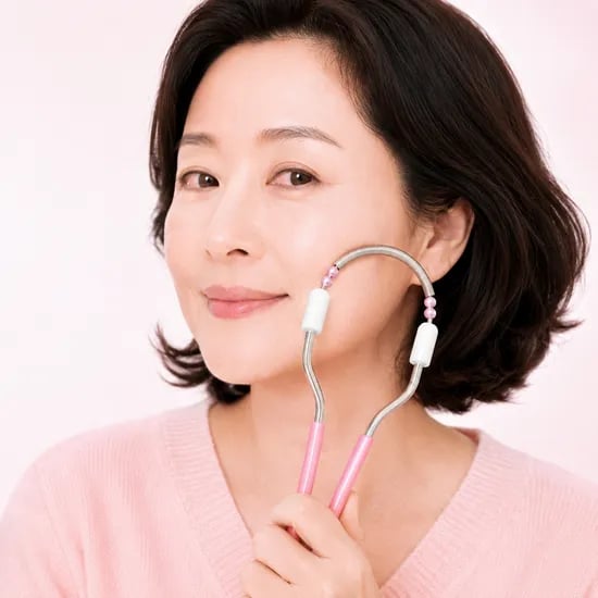 얼굴 솜털제거기, 로즈핑크, 1개