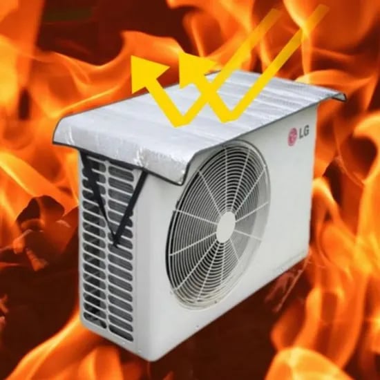 에어컨 실외기 덮개 냉방비 절약 단열 덮개, 단일색상, 단일사이즈