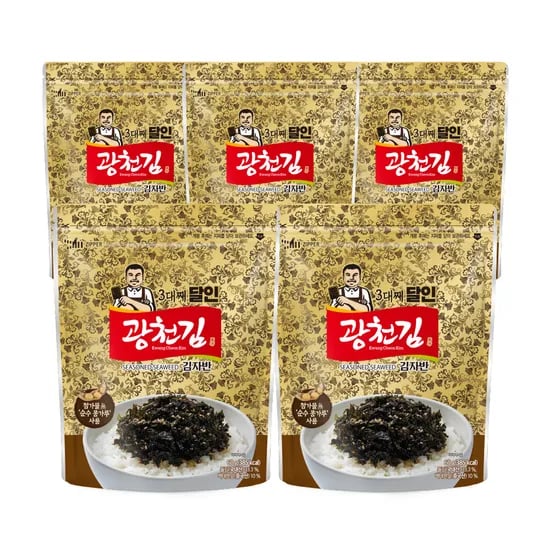 광천김 3대째 달인 김자반, 60g, 5봉