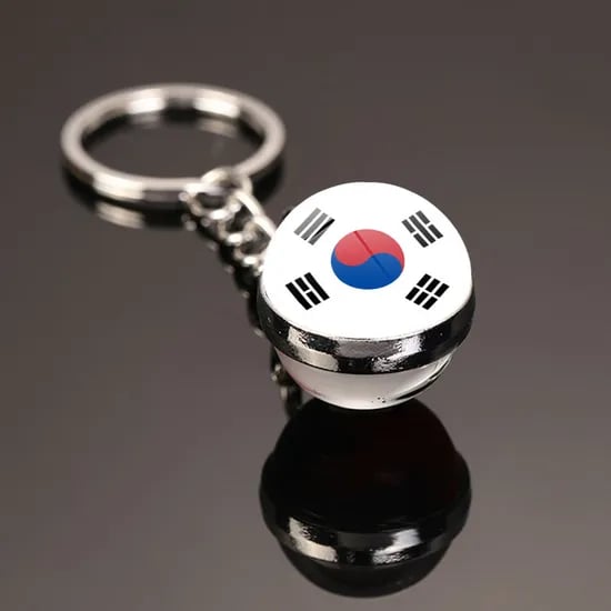 꼬꼬마스픽 태극기 키링, 야광 구슬키링, 1개 5,841원