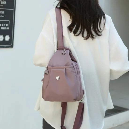 캐주얼 여행 가방 여성 옥스퍼드 미니 백팩 BAG-MB-001, 블랙, 1개