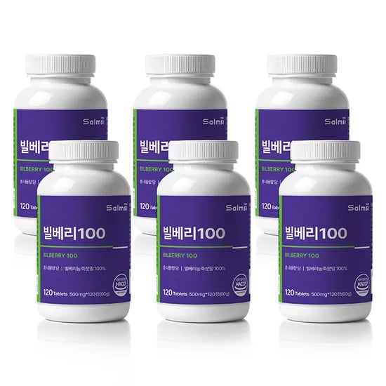 살므시 빌베리100, 60g, 6개
