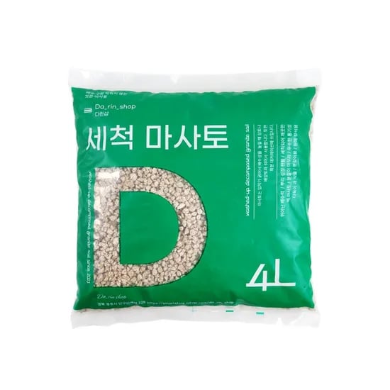 다린샵 세척 마사토, 대립, 4L, 1개