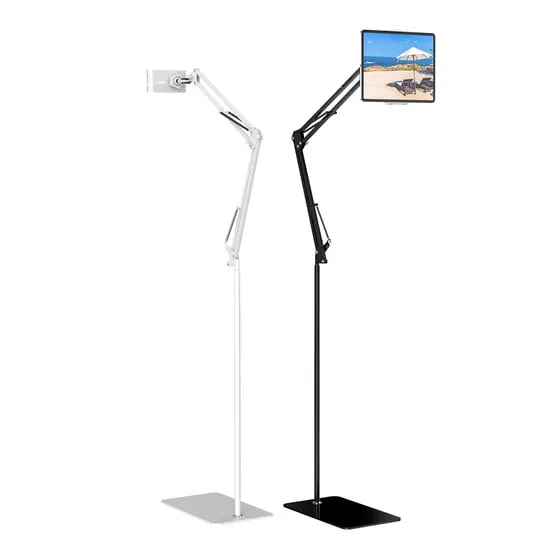 NEXTOM 테블릿 자바라 핸드폰 거치대 침대 스탠드, NXT-700, 화이트, 1개