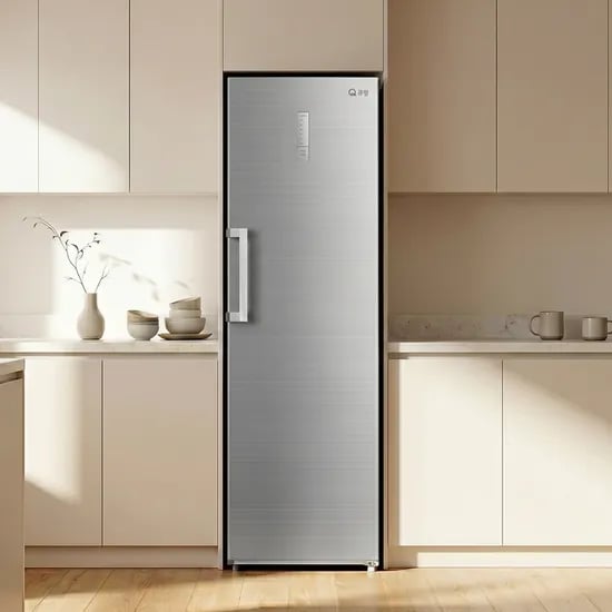 현대큐밍 냉동고 272L QFUE27TGS4OZ, 실버