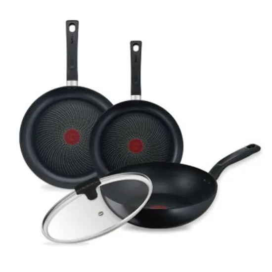리퍼 테팔 인덕션 티타늄 마스터쿡 4종, 프라이팬, 22cm, 1개 + 28cm, 1개 + 볶음팬, 28cm, 1개 + 유리뚜껑, 28cm, 1개